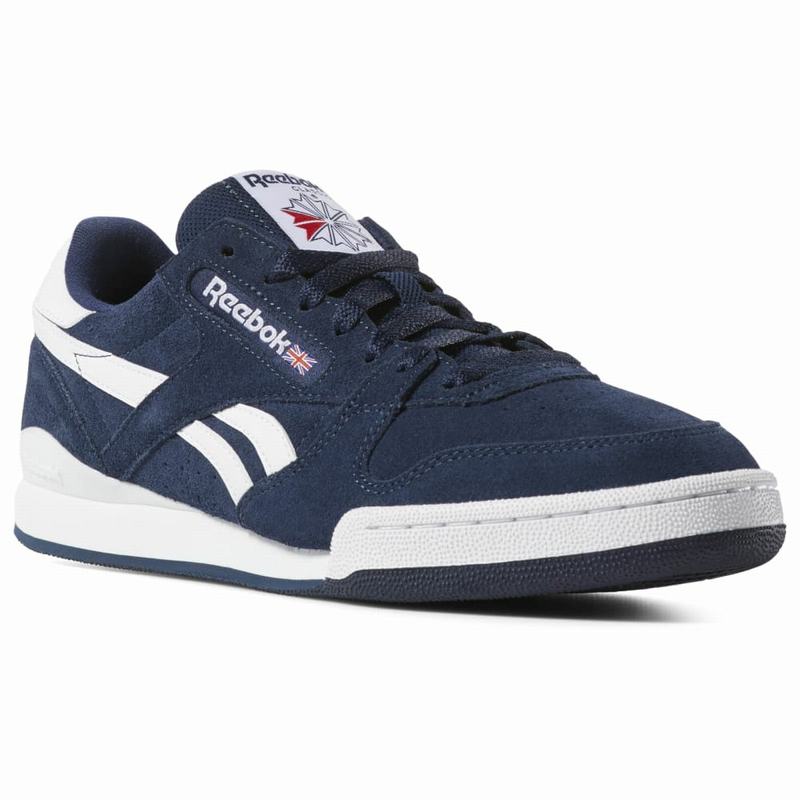 Tenisi Reebok Phase 1 Pro Barbati Bleumarin/Albi Romania PM8520WD